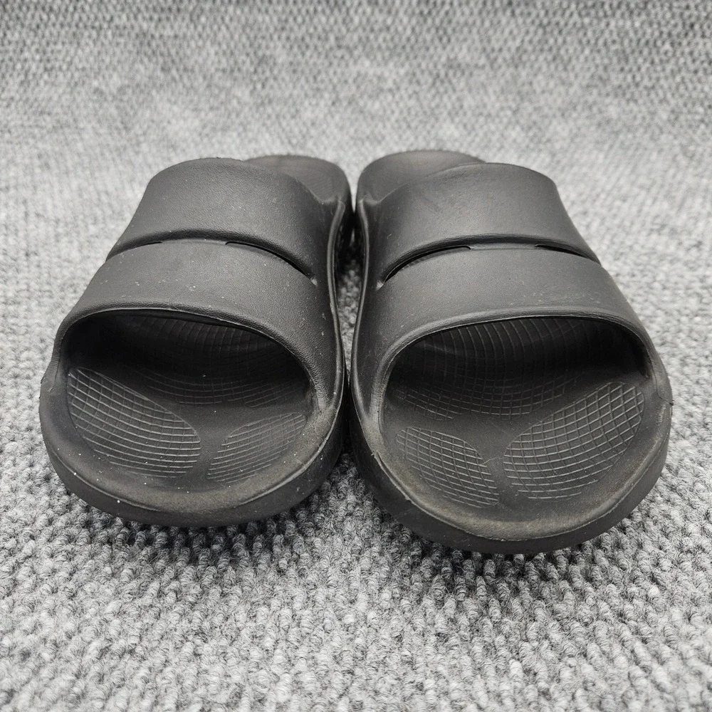 Oofos Mens 9 Womens‎ 11 Black OOahh Recovery Slide Sandals Comfort Athletic Shoe